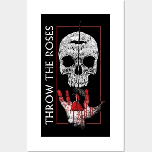 Skull roses Posters and Art